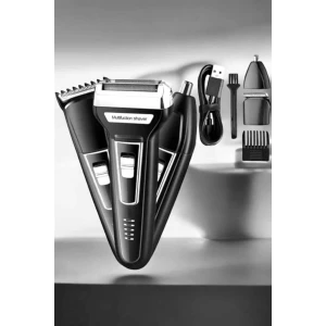 3 Başlıklı Kulak Ve Burun Tıraş Makinesi Erkeklere Özel