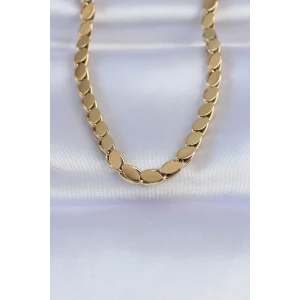 316L Çelik Gold Renk Arpa Model Kolye - TJ-BKO8748
