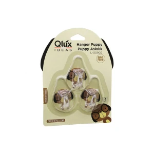 3pcs Puppy Askı Şeffaf Askı Yapışkanlı Montaj