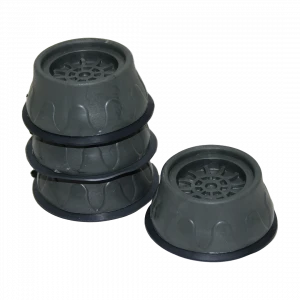 4 PARÇA  KÜÇÜK GRİ ÇAMAŞIR MAKİNE TİTREŞİM ÖNLEYİCİ AYAK (4887)