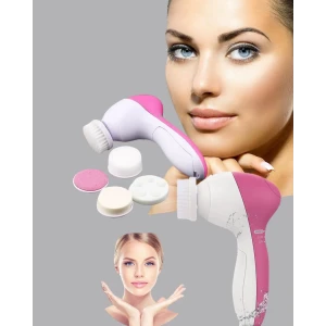 5 Başlıklı Yüz Masaj Aleti – Cilt Temizleme, Peeling, Siyah Nokta ve Gözenek Bakımı