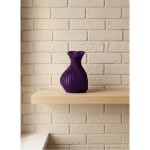 5 Cm Mor Kalp Formlu Mini Vazo Modern Mini Dekor Ürünü