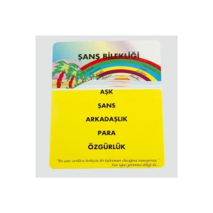 5li Şans Bileklik Kartı 200 Adet