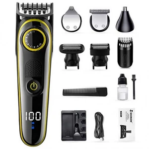 5in1 Fonksiyonlu Turbo Motorlu Saç Sakal Kesme Tıraş Makinesi Burun Kulak Ense Favori Tüm Vücut (4887)