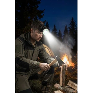 ieg™ Şarjlı 60w Kafa Lambası Fener Usb - Type-c Dijital 3-kademe Işık Ayarı - Flaşör 2400mah