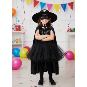ieg™ Çocuk Boy Pelerin + Şapka + Maske Kostüm Seti