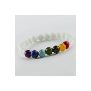 7li Doğaltaş Çakra Bileklik