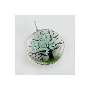 Ağaç Canlı Kolye Ucu 2,5 cm