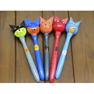 Ahşap 5li Marakas Seti Model 2