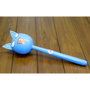 Ahşap Kedili Marakas Tekli Model 1