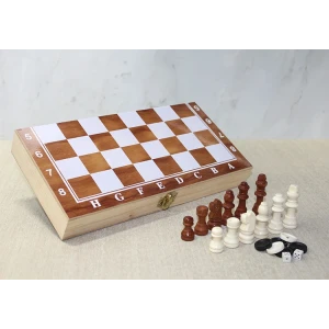 Ahşap Kutulu Satranç Model 2