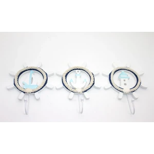 Ahşap Marin Dümenli Askılık