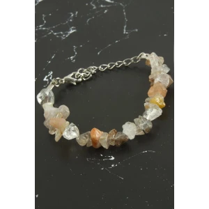 Akik Kırık Doğaltaşlı Bileklik