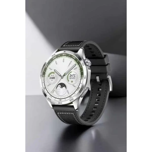 Akıllı Saat Metal Kordonlu GPS ve NFC Uyumlu Arama Cevaplayan