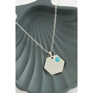 Altıgen İsim Yazılabilir Kolye