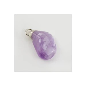 Amatist Doğaltaş Kolye Ucu