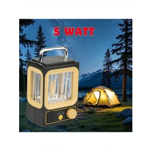 Ampul Solar Şarj Edilebilir 12 Led 1 Rustikli Led Kamp Lambası