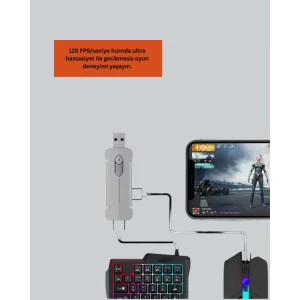 Android Uyumlu Oyun Klavye Mouse Seti | Taşınabilir & Dayanıklı