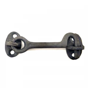 Antika Tarz Dekoratif Pirinç Çengeli - 8,5cm, Oksit