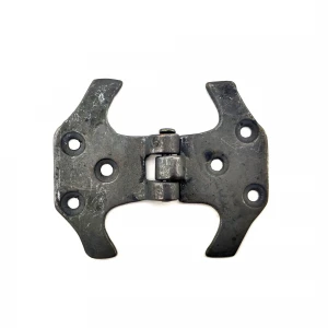 Antika Tarz Dekoratif Pirinç Fit Menteşe - 67 mm, Oksit