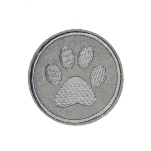 Aplike Ütü İle Yapışan Gri Pati Arma 5 cm