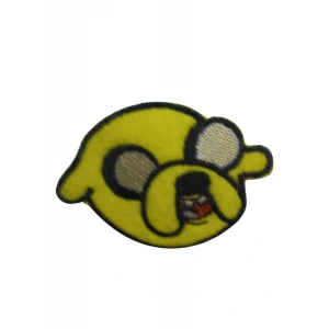 Aplike Ütü İle Yapışan Köpek Yüzü Sarı Arma 6x7 cm