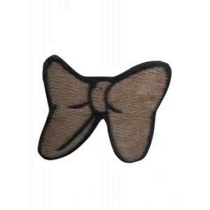 Aplike Ütü İle Yapışan Küçük Kelebek Kahverengi Arma 3x2 cm