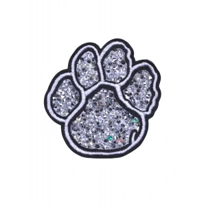 Aplike Ütü İle Yapışan Taşlı Pati Arma 5 cm