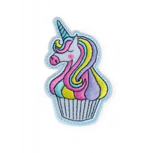 Aplike Ütü İle Yapışan Unicorn At Pembe Karışık Arma 5x3 cm