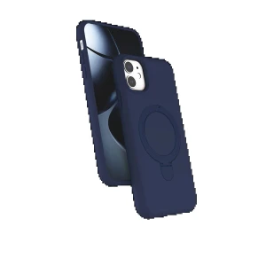 Apple iPhone 11 Regal Magsafe Standlı Kapak - Lacivert
