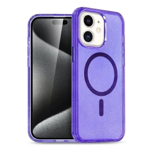 Apple iPhone 12 Star Magsafe Kapak - Mor