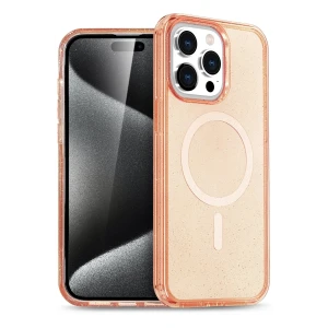 Apple iPhone 14 Pro Max Glow Magsafe Kapak - Turuncu