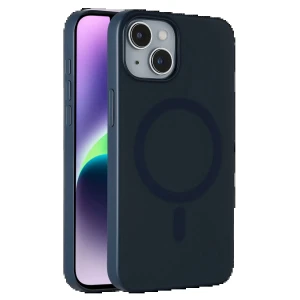 Apple iPhone 14 Tuna PC Slim Magsafe Kapak - Lacivert