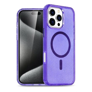 Apple iPhone 16 Pro Star Magsafe Kapak - Mor