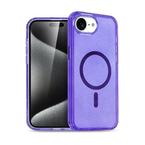 Apple iPhone 16E Star Magsafe Kapak - Mor