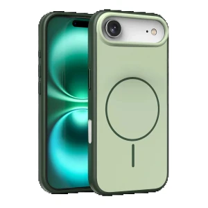 Apple iPhone 17 Air Neva Magsafe Kapak - Koyu Yeşil
