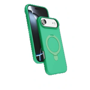 Apple iPhone 17 Air Regal Magsafe Standlı Kapak - Yeşil