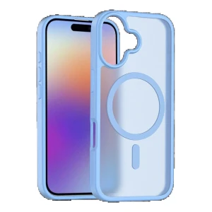 Apple iPhone 17 Jota Magsafe Kapak - Açık Mavi