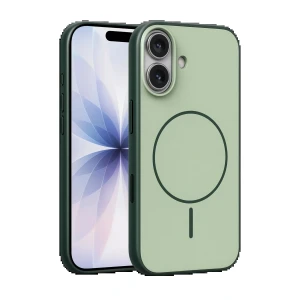 Apple iPhone 17 Neva Magsafe Kapak - Koyu Yeşil