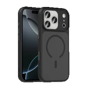 Apple iPhone 17 Pro Max Megane Magsafe Kapak - Siyah