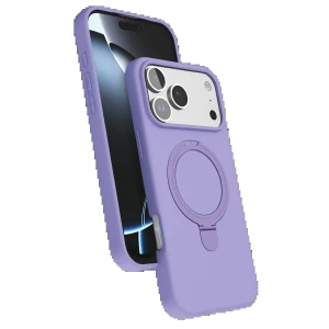 Apple iPhone 17 Pro Max Regal Magsafe Standlı Kapak - Lila