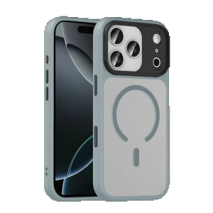 Apple iPhone 17 Pro Megane Magsafe Kapak - Titan Gri