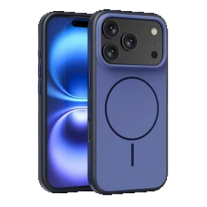 Apple iPhone 17 Pro Neva Magsafe Kapak - Lacivert
