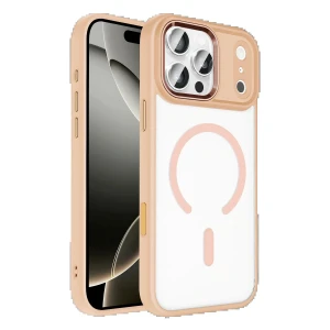 Apple iPhone 17 Pro Terea Magsafe Kapak - Pembe