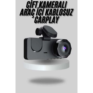 Araç İçi Dikiz Kamerası Sürüş Kaydedici 3 Lensli DVR Kamera
