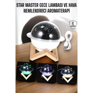 Aromaterapi Hava Nemlendirici Masa Ve Gece Lambası
