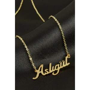 Aslıgül İsimli Kolye (Kişiye Özel)