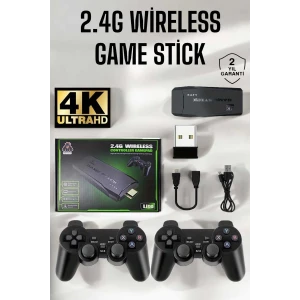 Atari 2.4g Uyumlu Kablosuz Çift Kol Game Stick
