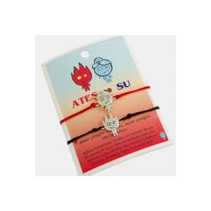 Ateş ve Su 2li İp Bileklik