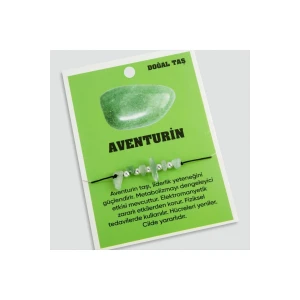 Aventurin Doğaltaşlı İp Bileklik